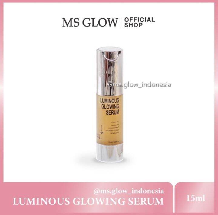 LUMINOUS GLOWING SERUM By MS Glow Lazada Indonesia