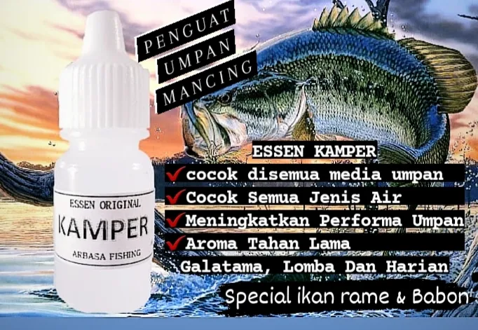 Essen Kamper Original Isi 15ml Umpan Ikan Mas Bawal Lele Cocok