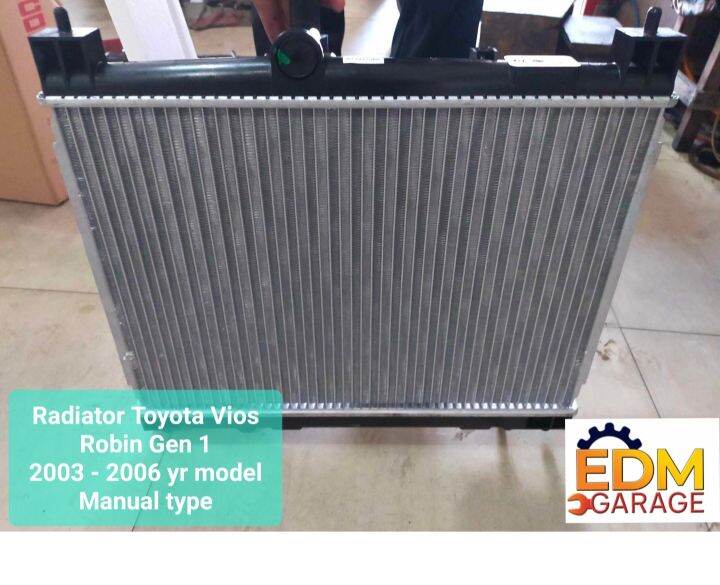 Radiator Toyota Vios Robin Gen Yr Model Manual Type Asahi