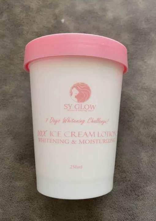 SY GLOW ICE CREAM LOTION WHITENING MOISTURIZING SPF 75 Lazada PH