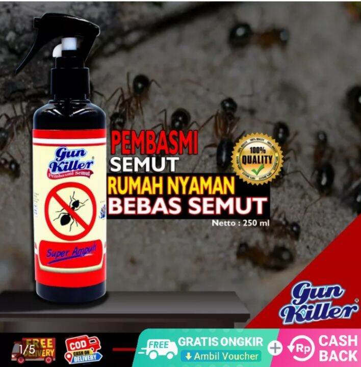 Obat Racun Semut Paling Ampuh Efektip Gun Killer Original Lazada