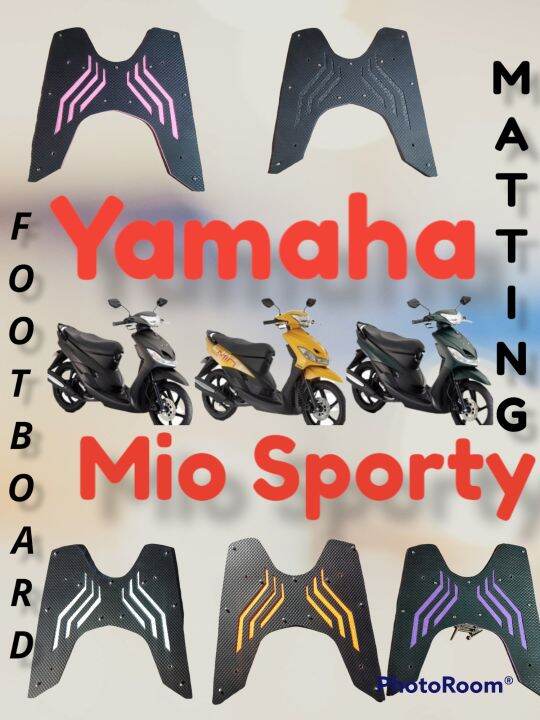 Yamaha Mio Sporty Footboard Rubber Matting Trio Design Lazada Ph