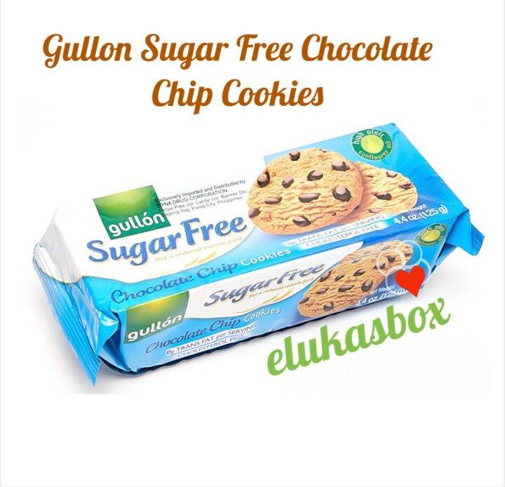 Gullon Sugar Free Chocolate Chip Cookies Lazada Ph