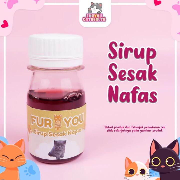 Furyou Sirup Sesak Nafas Kucing Infeksi Saluran Pernafasan Lazada