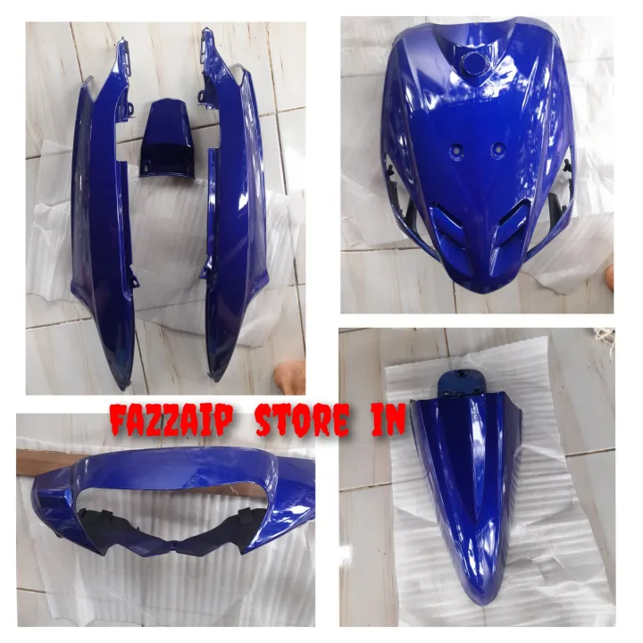 Cover Body Halus Motor Yamaha Mio Sporty Biru Tua Lazada Indonesia