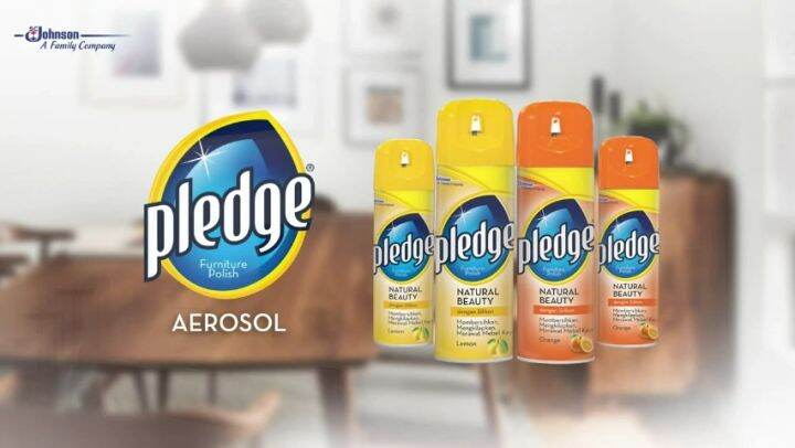 Pledge Furniture Polish Aerosol Lemon 330gr Lazada Indonesia