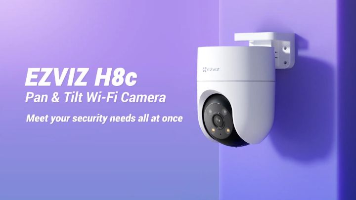 EZVIZ H8c 2K 4MP 4mm Smart Home Weatherproof Pan Tilt Wi Fi CCTV