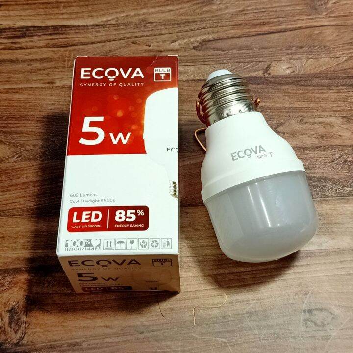 Lampu Led Ecova Bulb T Watt Putih Lazada Indonesia