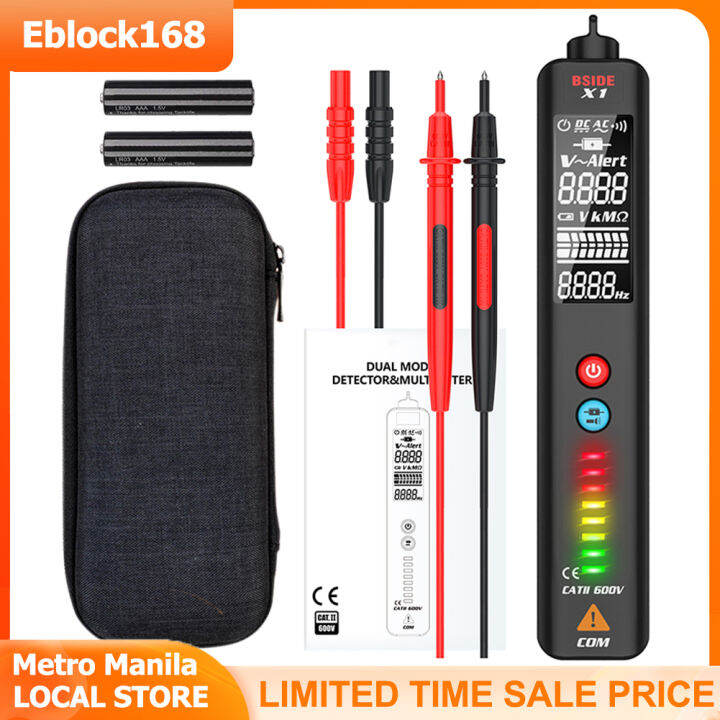 Mini Multimeter Bside X Lcd Digital Tester Voltage Detector