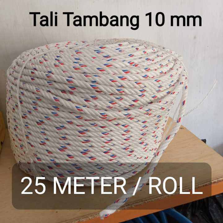 Tali Tambang Mm Meter Tambang Kiloan Tali Tampar Mm Putih