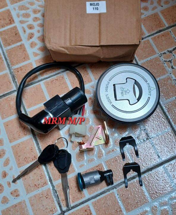 Ignition Switch Set With Tank Cap Key Set Rusi Mojo Lazada Ph