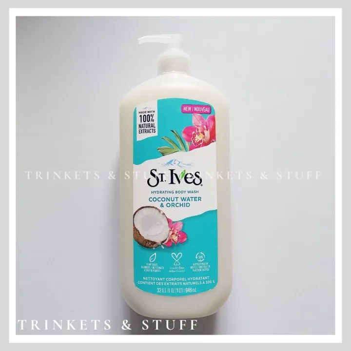 St Ives Coconut Water Orchid Hydrating Body Wash Ml Lazada Ph