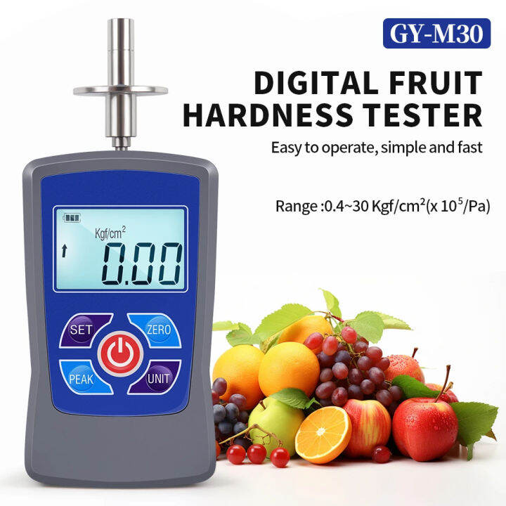 Gy M M Digital Fruit Hardness Meter Tester Fruit Penetrometer