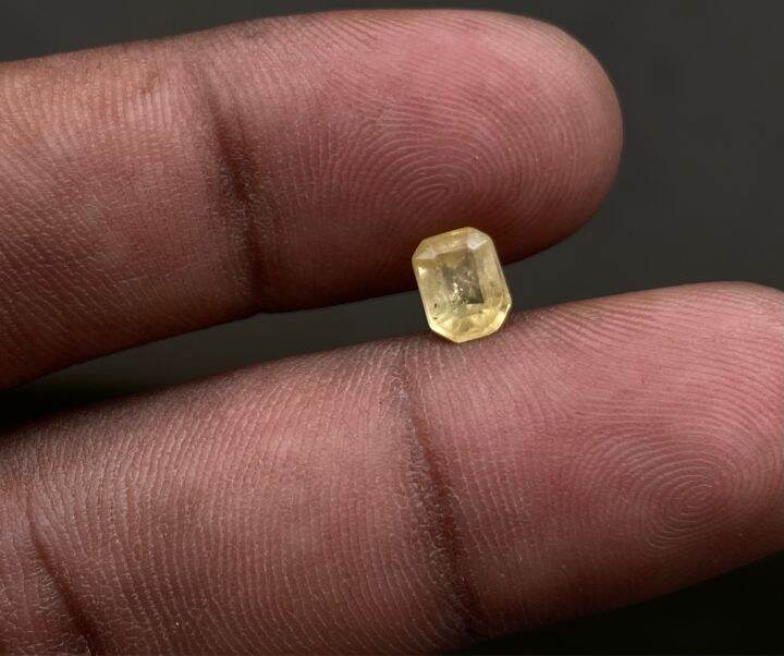 Natural Yellow Sapphire Ceylon Srilanka Batu Yellow Safir Selon