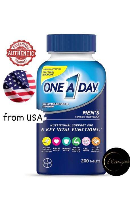 One A Day Mens Multivitamin 200 Tablets Lazada PH