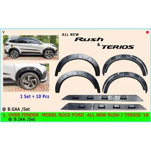 Over Fender All New Rush Dan Terios Model Rockford Fullset Lazada