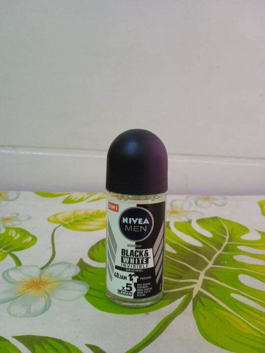 Nivea Men Deodorant Black White Invisible Original 50 Ml Lazada