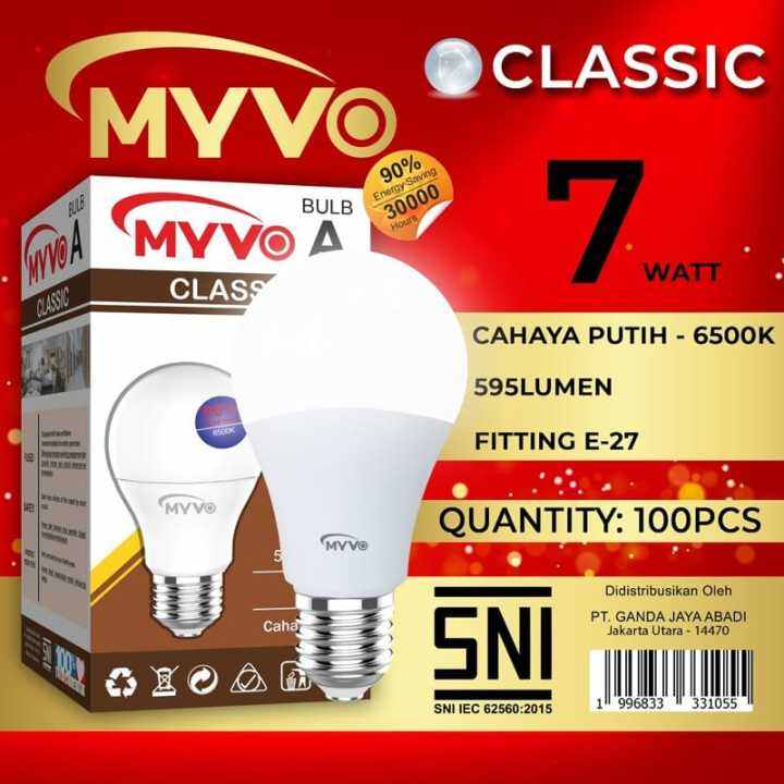 LAMPU BOHLAM LED 7 WATT MYVO A CLASSIC Lazada Indonesia