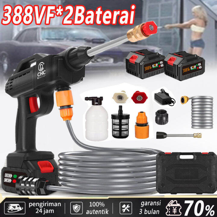 Mah Vf Alat Cuci Motor Semprot Cordless Tekanan Tinggi Mesin