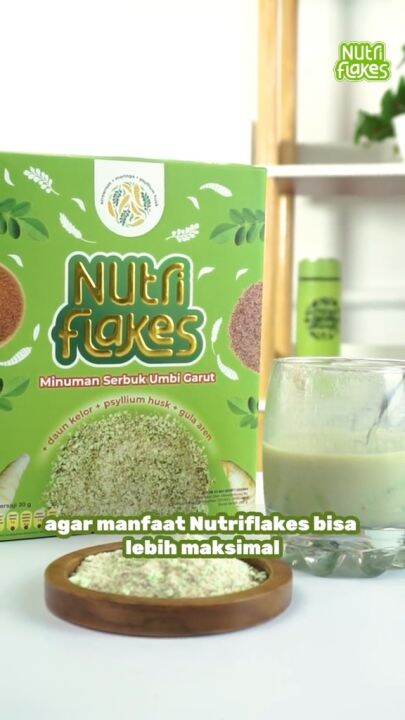 Nutriflakes Sereal Umbi Garut Solusi Penderita Asam Lambung Maag Kronis