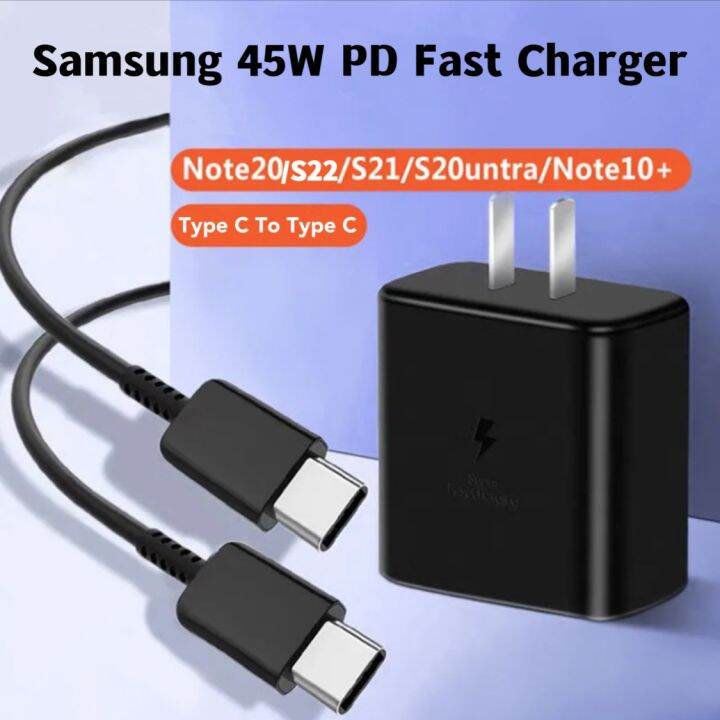 Original 45W USB C Super Fast Charging Travel Charger Set Adapter