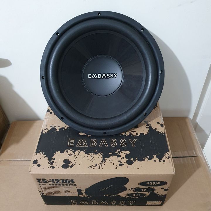 Subwoofer Embassy ES 1276J 12 Inch Double Coil Lazada Indonesia