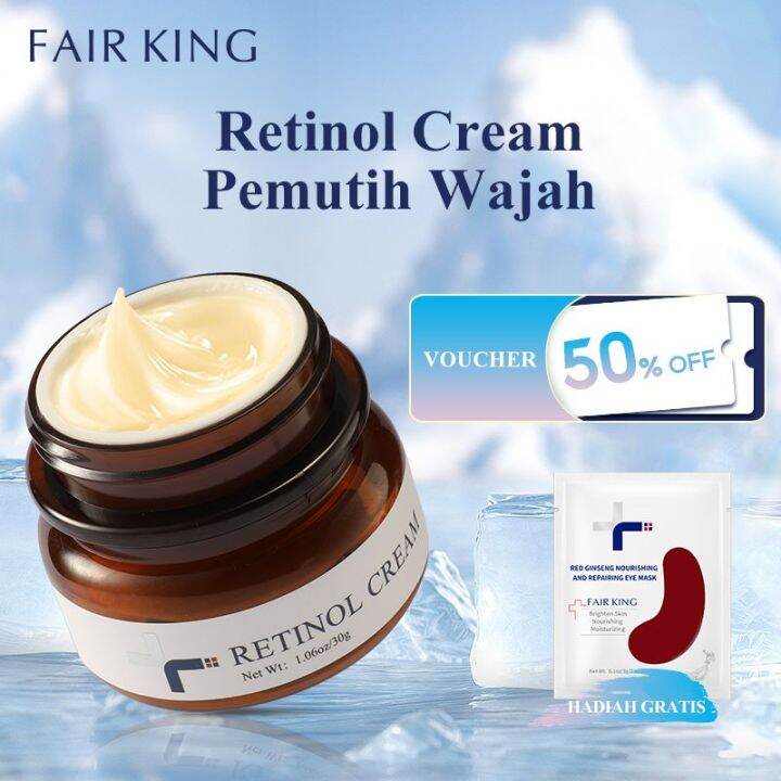 Fairking Retinol Cream Krim Penghilang Flek Hitam Wajah Ampuh Anti