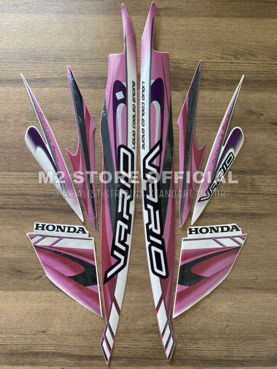 Striping Stripping Honda Vario Karbu Pink Sticker Stiker List