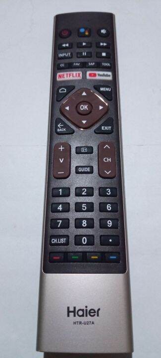 Original Haier Smart Tv Remote Control Htr U A With Voice Command