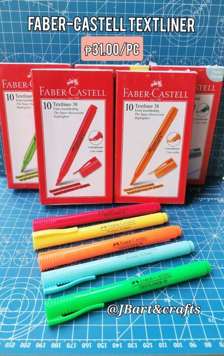 Faber Castell Textliner Pastel Fluorescent Highlighter Lazada Ph