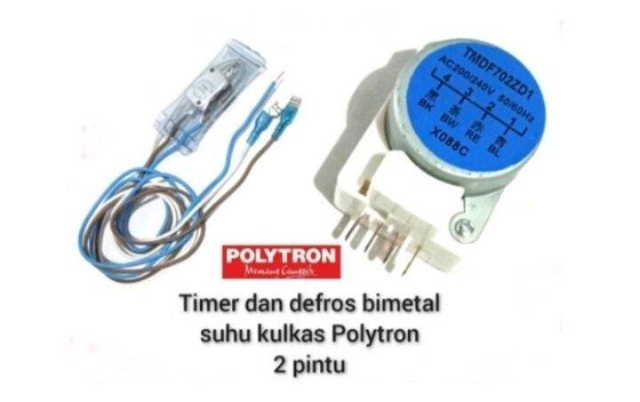 Timer Defrost Bimetal Fuse Kulkas Polytron Model 2 Pintu Lazada