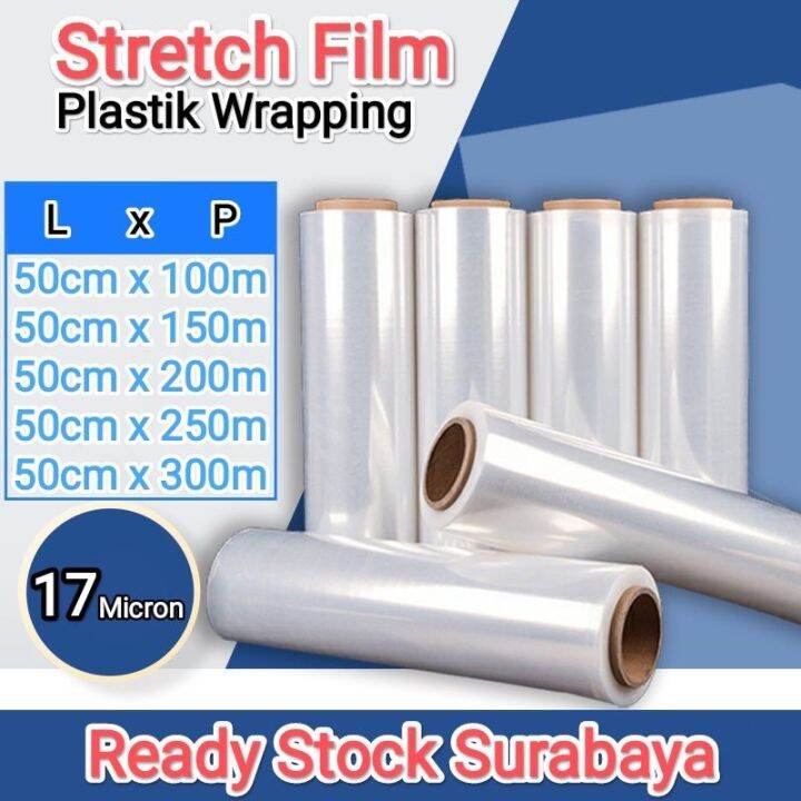 Stretch Film Plastik Wrapping Bening Lazada Indonesia