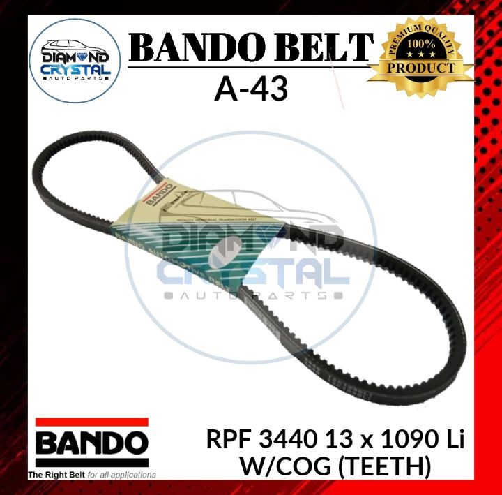 Bando Fan Belt A Rpf X Li W Cog Teeth Bando Original