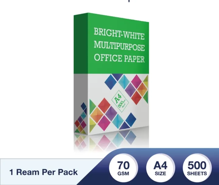 Bright White A Paper Multipurpose Office Paper Gsm Sheets