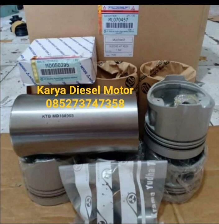 Liner Kit Atau Liner Boring Piston Ring Piston Set Mitsubishi L