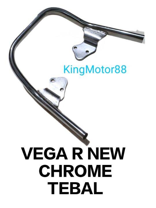 Behel Begel Tiang Gawang Jok Palang Sadel Vega R New Chrome Kualitas