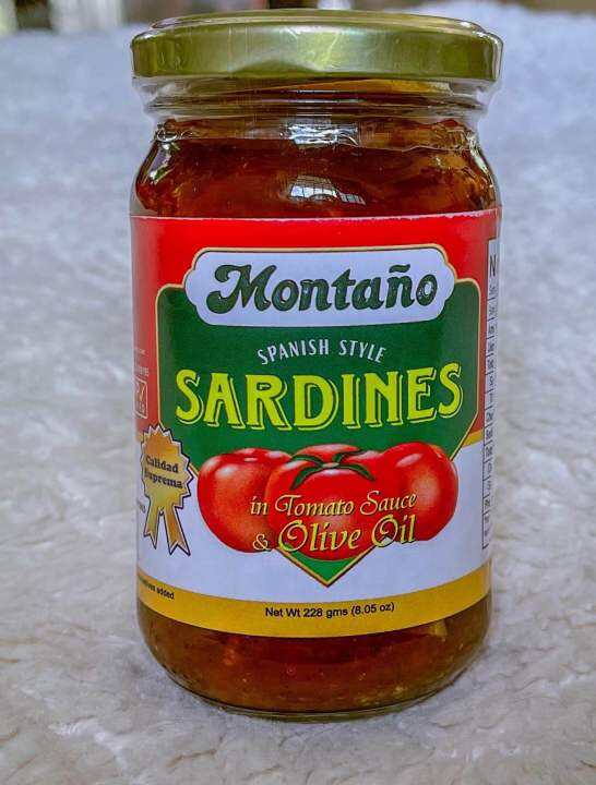 Montano Spanish Style Sardines In Tomato Sauce And Olive Oil Lazada PH