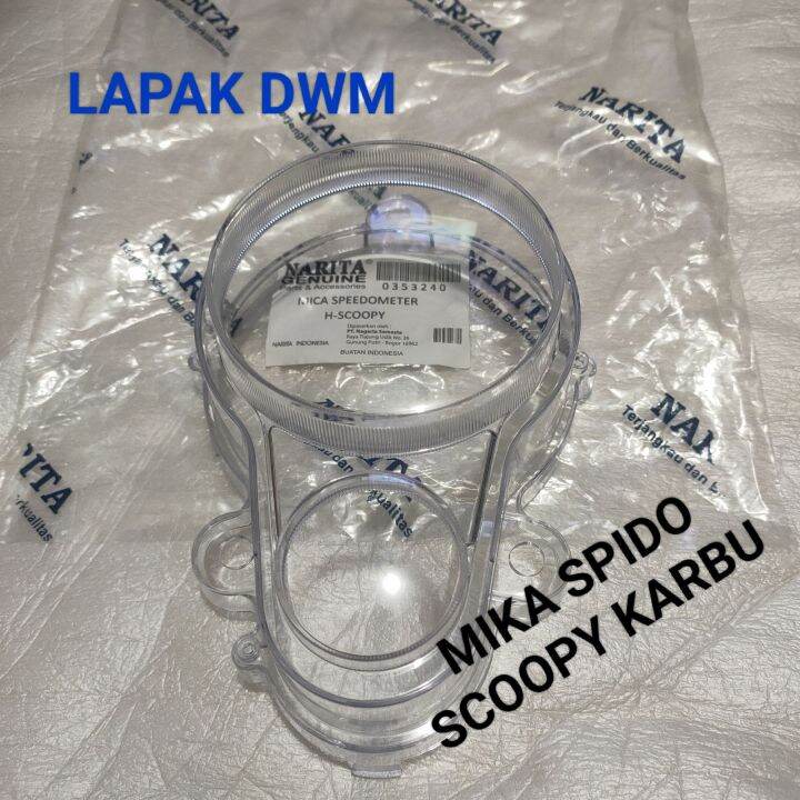 KACA MIKA SPIDO SPIDOMETER SPEEDO SPEEDOMETER SCOOPY KARBU PERTAMA HIGH