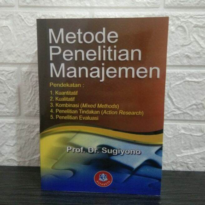 Buku Metodologi Penelitian Manajemen By Sugiyono Lazada Indonesia