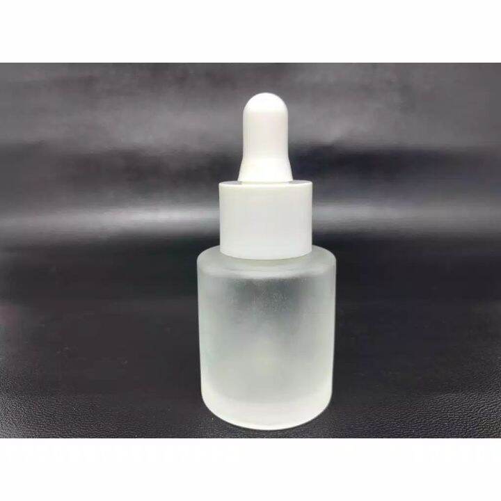 Pcs Botol Kaca Pipet Ml Frosted Atau Doff Botol Serum Tebal Tutup