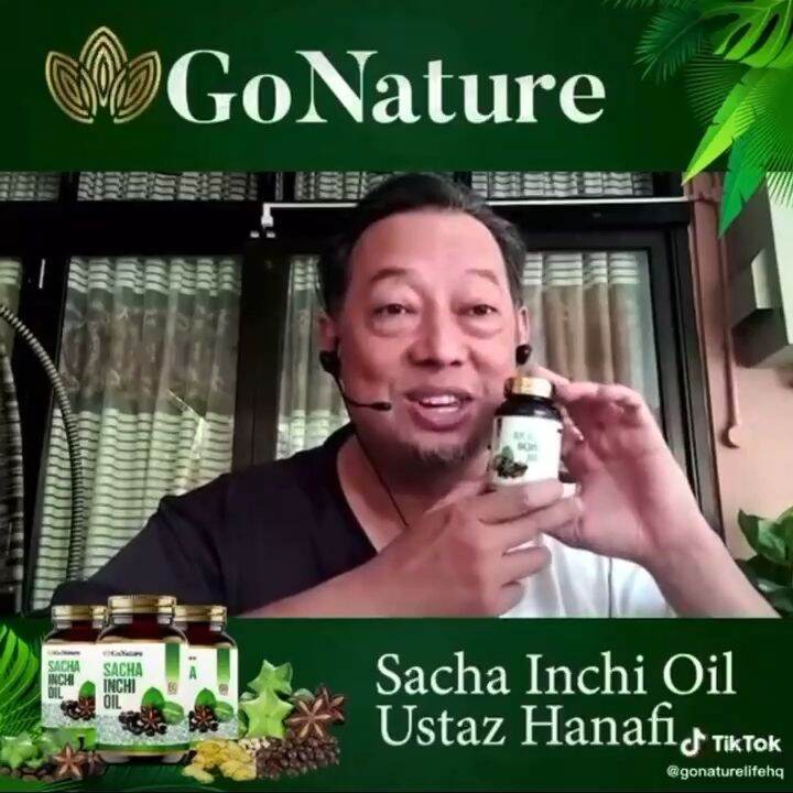 Go Nature Sacha Inchi Oil Softgel Go Nature By Ustaz Hanafiah Malek