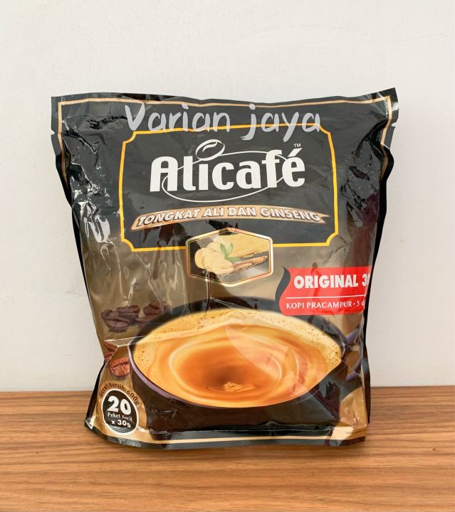 Alicafe Tongkat Ali Ginseng Kopi Instan Malaysia Lazada Indonesia