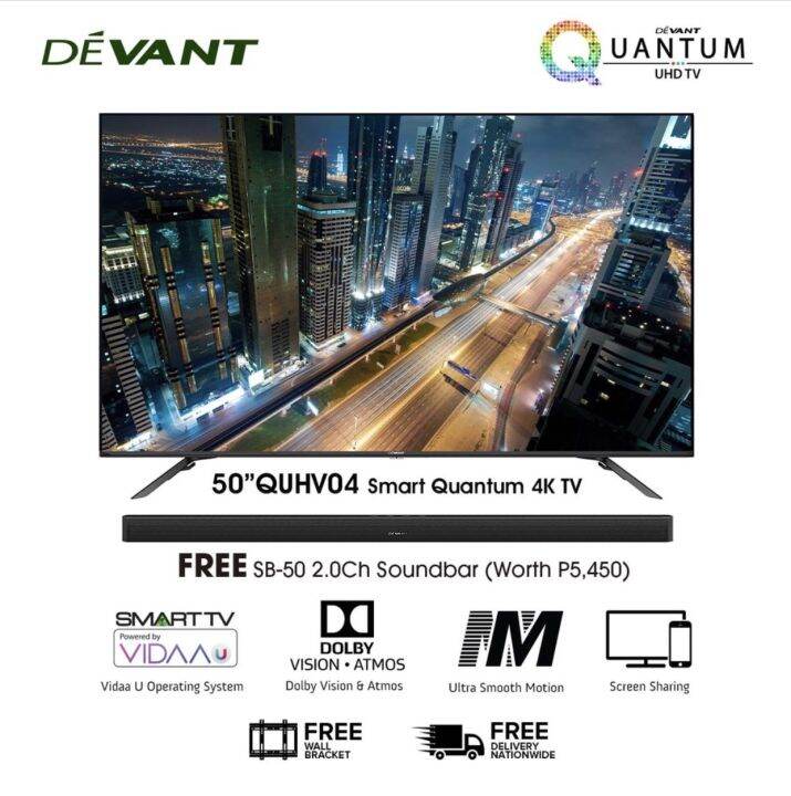 Devant Quhv Inch Ultra Hd Uhd K Quantum Smart Tv Netflix