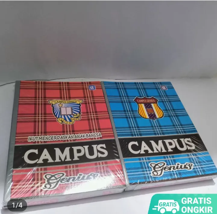 Buku Tulis Campus Genius Boxy Pak Isi Pcs Isi Lembar Buku