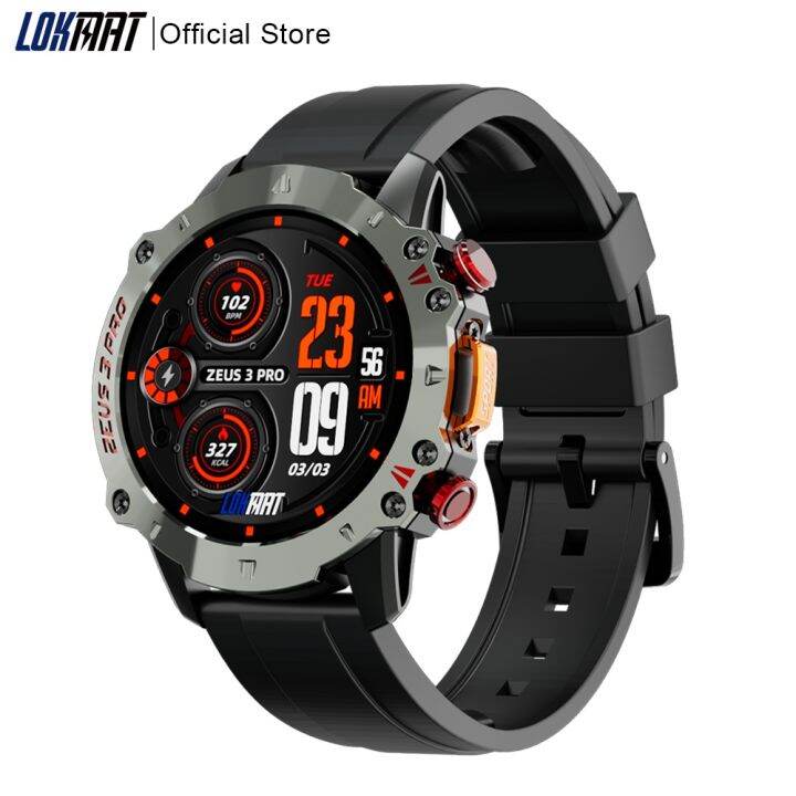 Lokmat Zeus Pro Sport Bluetooth Calls Smart Watch Fitness Waterproof