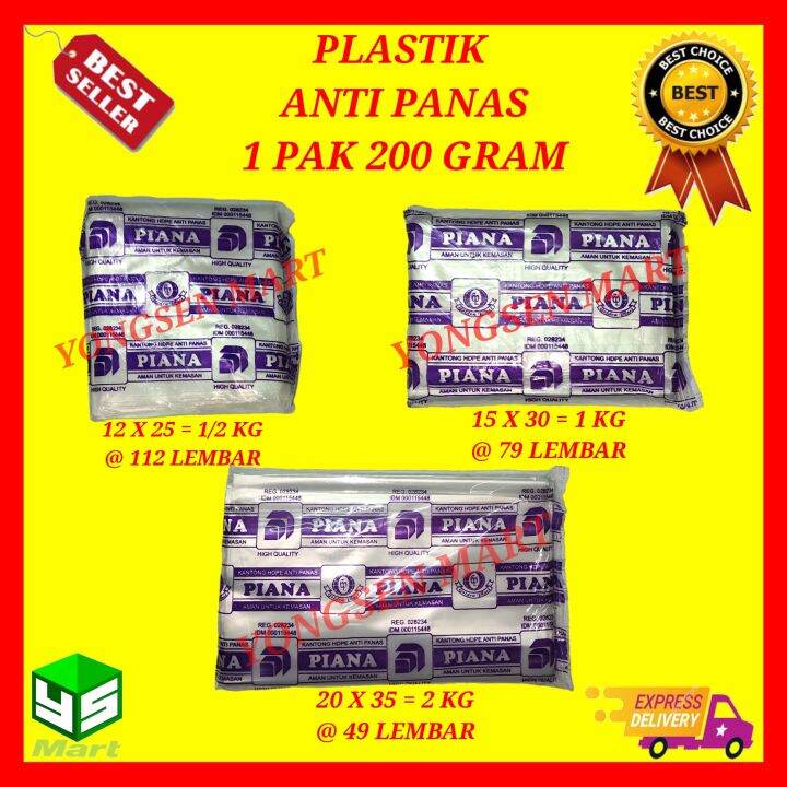 Kantong Plastik Buram Hdpe Tahan Panas Anti Panas X Uk Kg