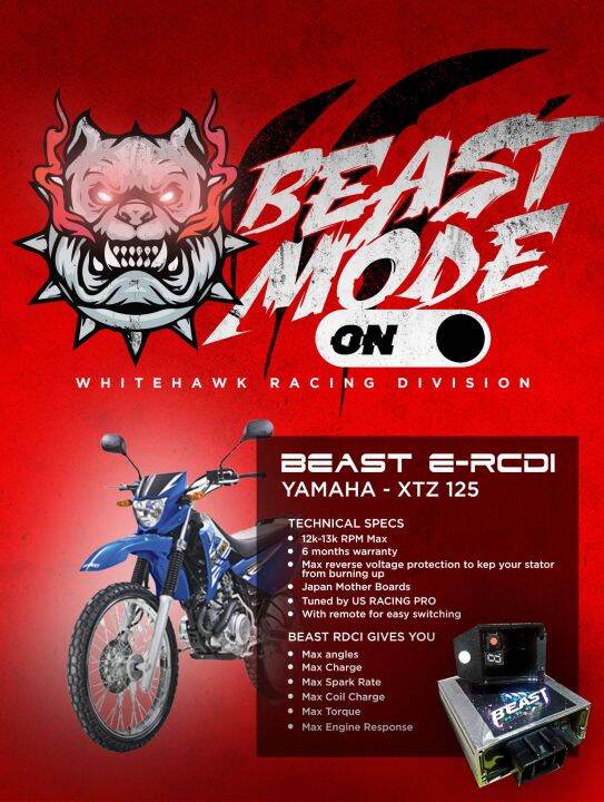 YAMAHA XTZ 125 EXTREME BEAST RACING CDI Lazada PH