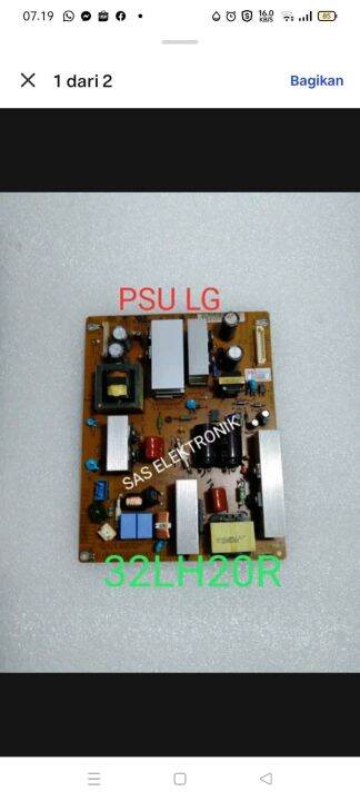 Psu Power Suplay Regulator Tv Lcd Lg Lh R Ta Lh R Ta Lazada