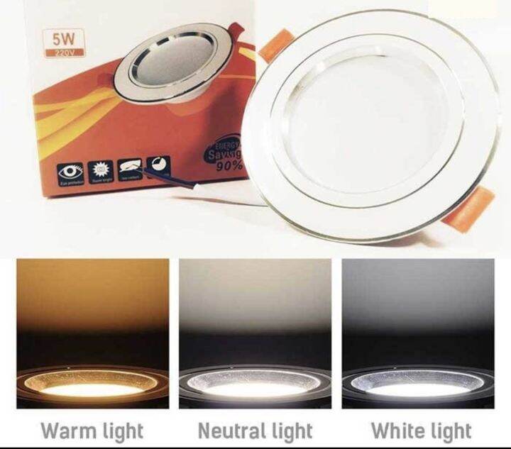 Lampu Downlight Led Panel 5W 5 Watt Tanam Plafon Lazada Indonesia