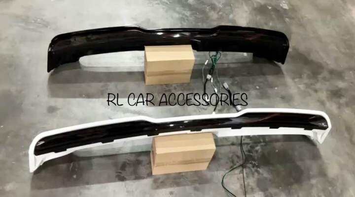 Toyota Vellfire Alphard AGH30 Lexus LM V2 Rear Roof Top Spoiler Led